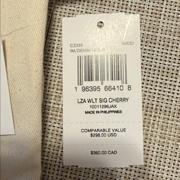 NWT Coach Cherry Print CityTote and Wallet Set -Navy Blue Pink Incl DB,Charm - Picture 15 of 15